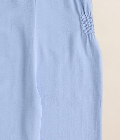 BKE Girls - Smocked Jogger Overalls BACK_POCKET