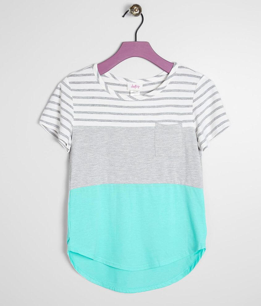 Girls - Daytrip Color Block Top front view