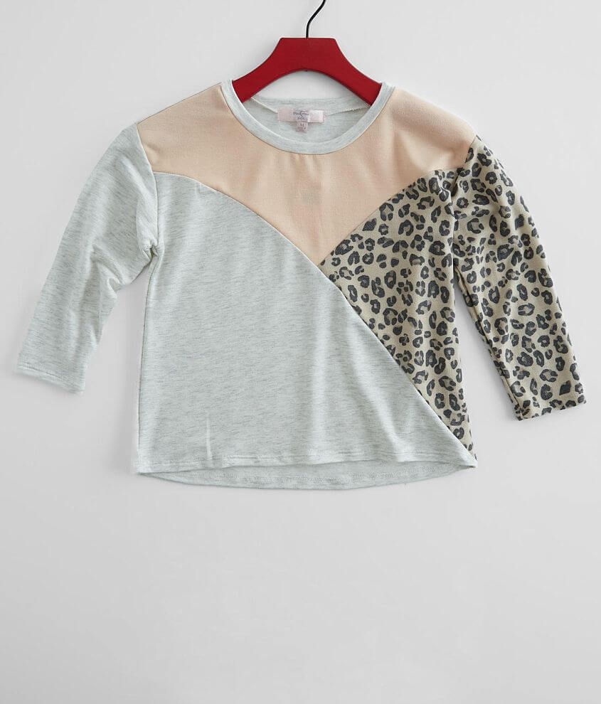 Girls - Moa Moa Pieced Animal Print Top - Girl's Shirts/Blouses in ...