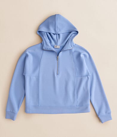 BKE Girls - Quarter Zip Hoodie front view