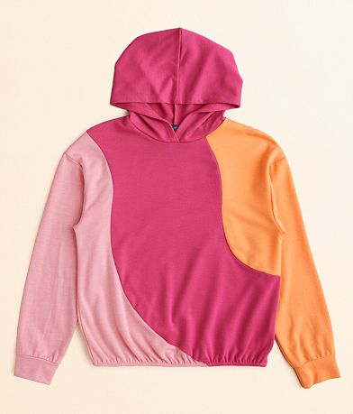 Daytrip Girls - Color Block Hoodie front view