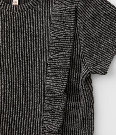 Willow &amp; Root Girls - Ruffle Top misc detail 1 view