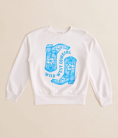 Modish Rebel Girls - Wild West Cowgirl Pullover front view