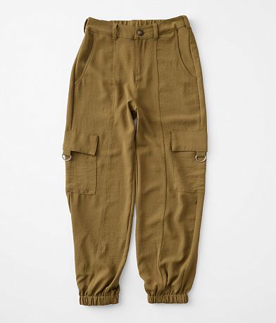 Willow & Root Girls - Cargo Jogger front view
