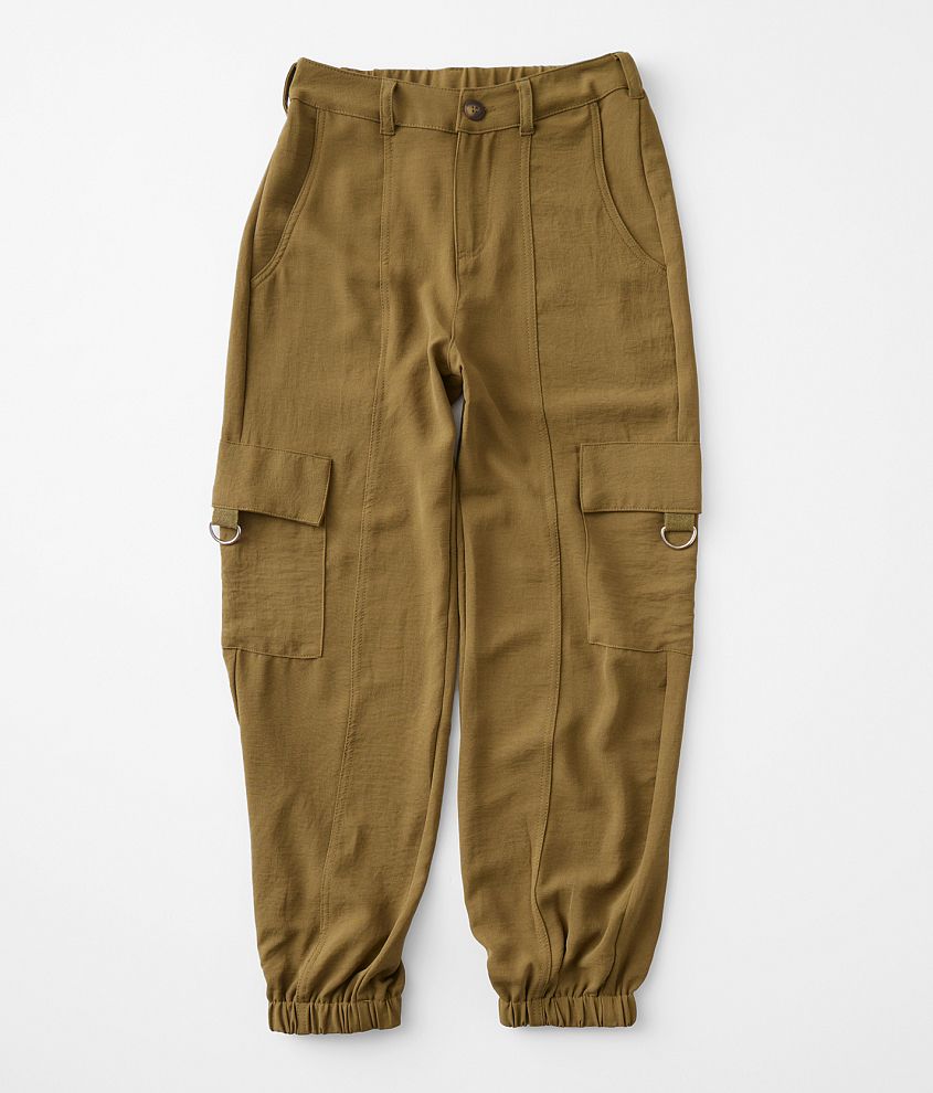 Girls - Modish Rebel Corduroy High Rise Flare Pant - Girl's Pants in Olive