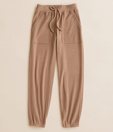BKE Girls - Brushed Thermal Jogger front view