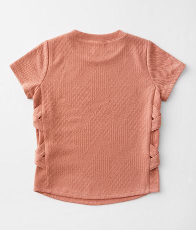 Willow &amp; Root Girls - Criss Cross Top BACK
