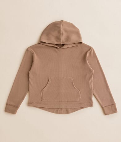 BKE Girls - Brushed Thermal Hoodie front view