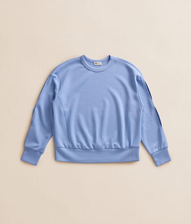 Girls - Pieced Knit Pullover