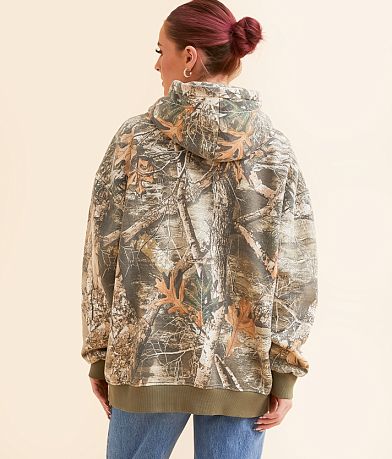 Gilded Intent Camo Oversized Hooded Sweatshirt BACK