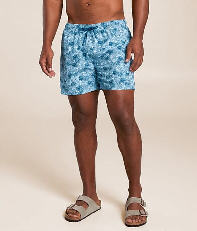 Sunset x Vine Shawn Stretch Swim Trunks front view