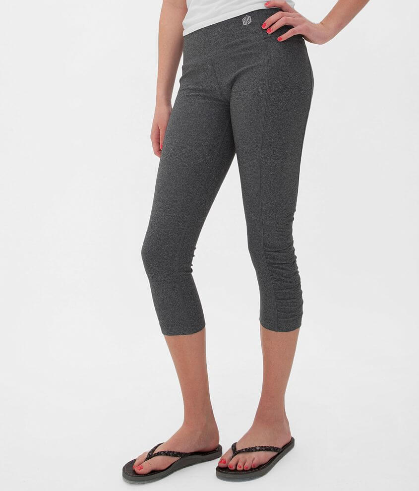 BKE SPORT Ruched Active Tights front view