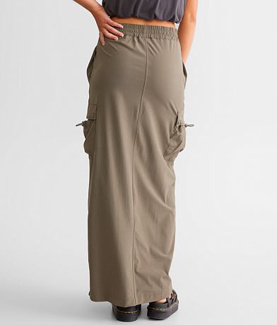 Mono B Cargo Maxi Skirt BACK