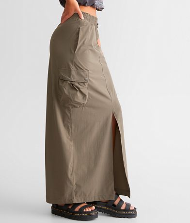 Mono B Cargo Maxi Skirt FULL_RIGHT_SIDE