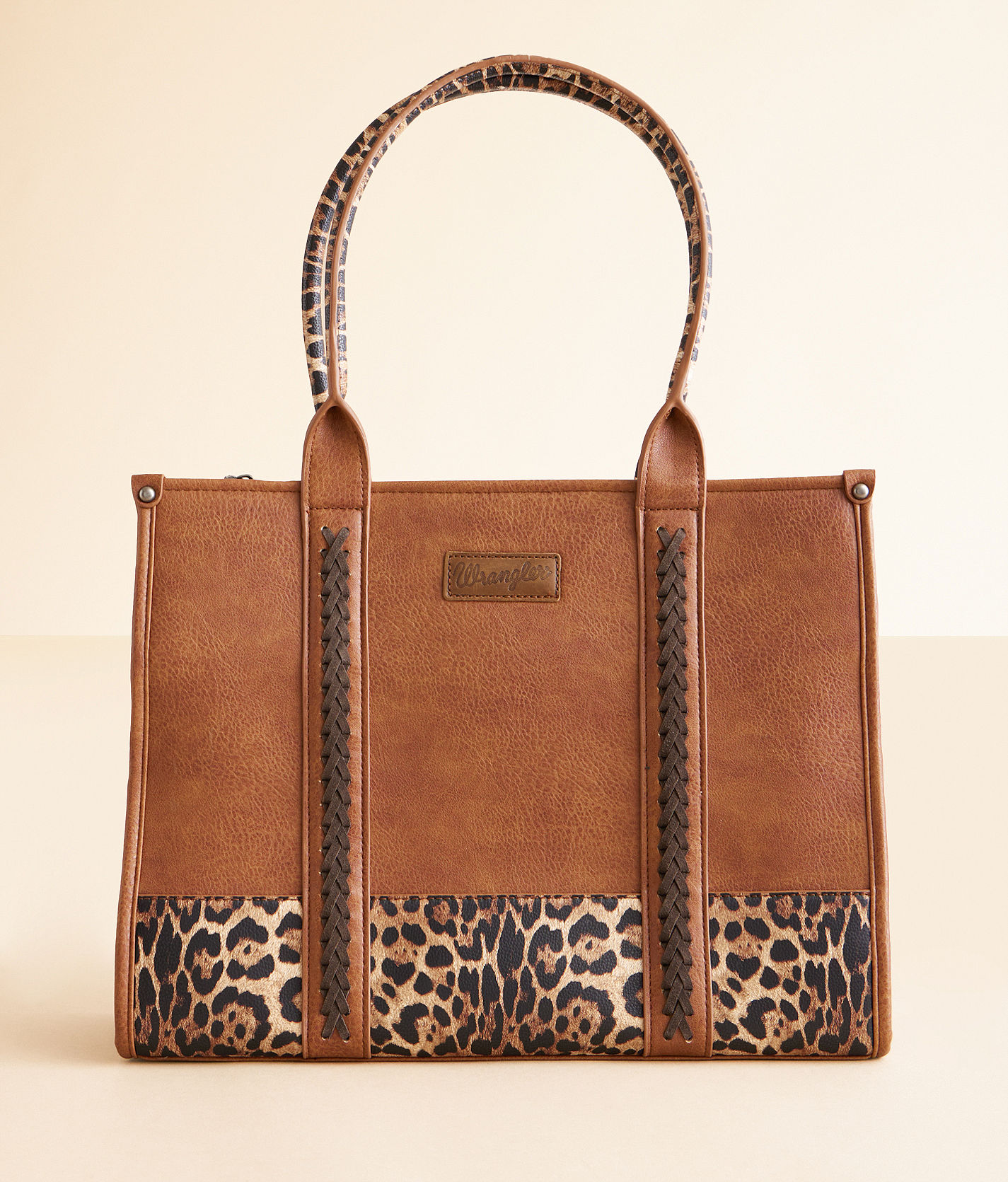 Wrangler® Leopard Print Tote - Women's Bags & Wallets in