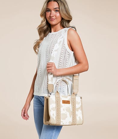 Wrangler&#174; Cow Print Structured Purse MISC_DETAIL_4