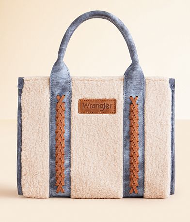 Wrangler® Sherpa Denim Purse front view