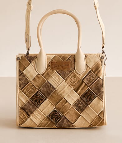 Wrangler® Denim Patch Tote front view