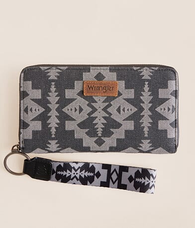 Wrangler® Southwestern Wristlet Wallet front view