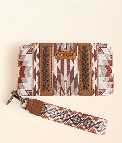 Wrangler® Southwestern Wristlet Wallet front view