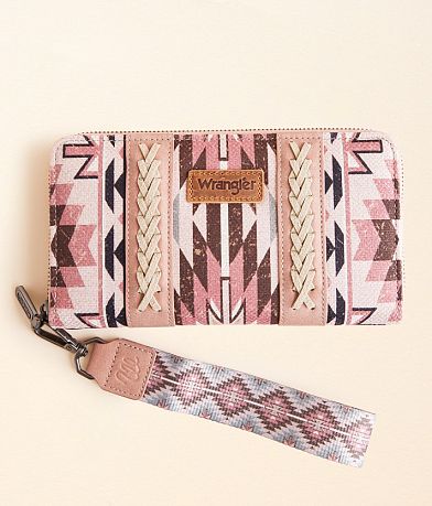 Wrangler® Southwestern Wristlet Wallet front view