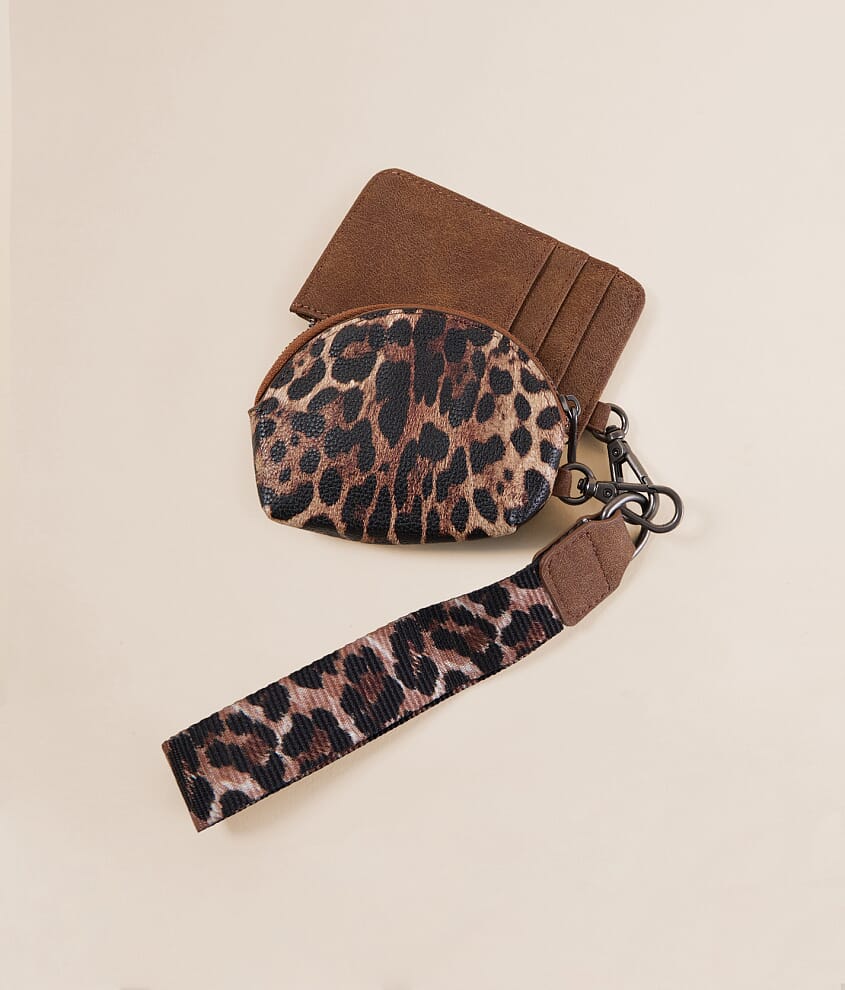Leopard Wristlet