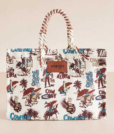 Wrangler® Cowboy Canvas Tote front view