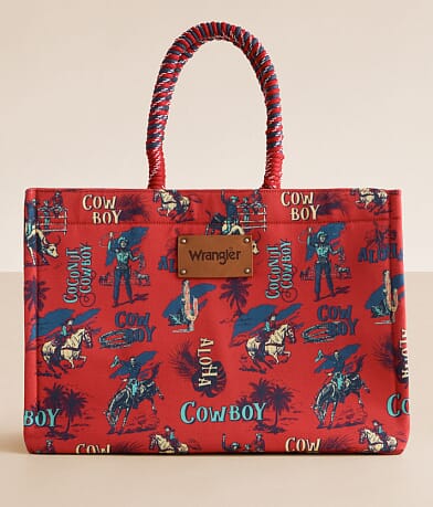 Wrangler® Cowboy Canvas Tote front view