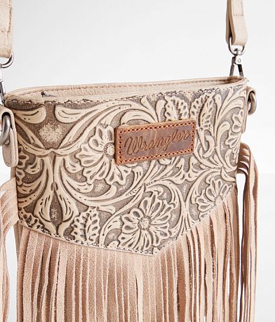 Wrangler&#174; Vintage Leather Fringe Crossbody Purse MISC_DETAIL_2
