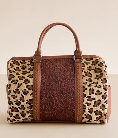 Montana West Tooled Duffle Bag front view