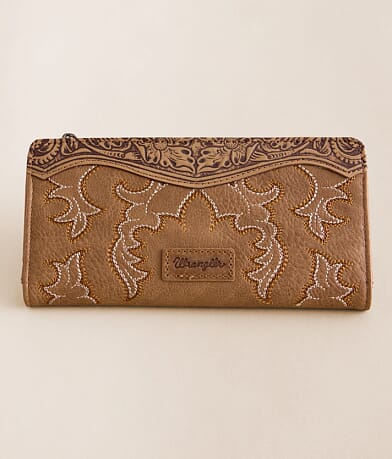 Wrangler® Western Embroidered Wallet front view