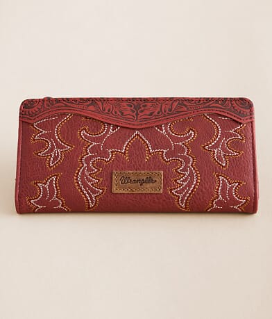 Wrangler® Western Embroidered Wallet front view