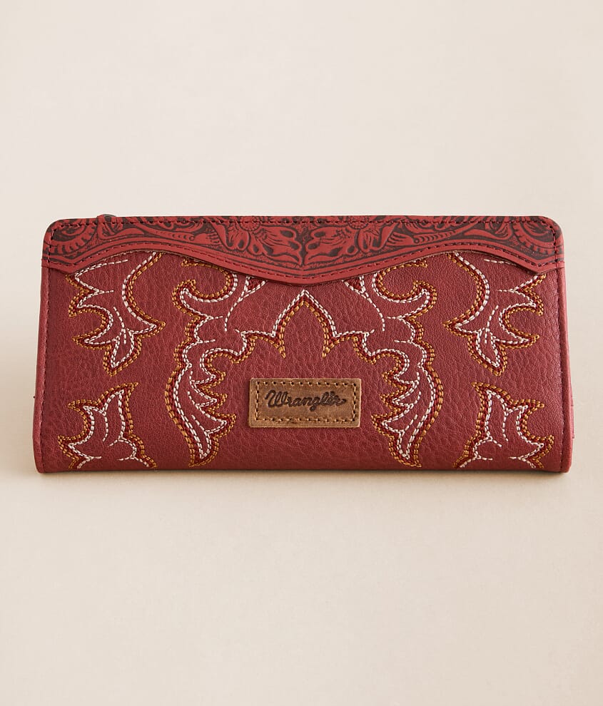 Wrangler&#174; Western Embroidered Wallet front view