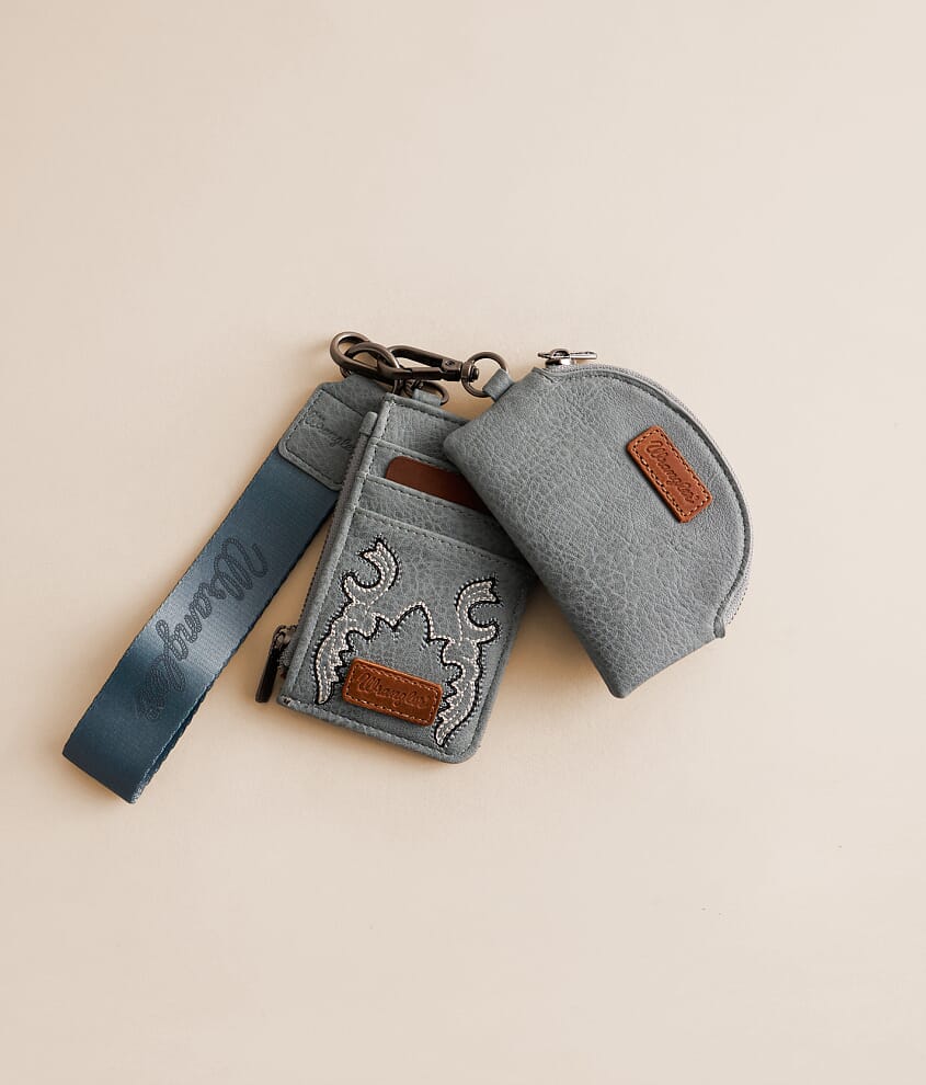 Western Embroidered Wristlet
