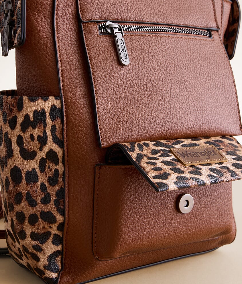 Pieced Leopard Backpack