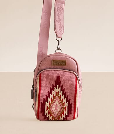 Wrangler® Southwestern Crossbody Sling Bag front view