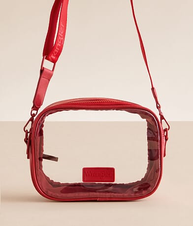 Wrangler® Clear Camera Crossbody Purse front view