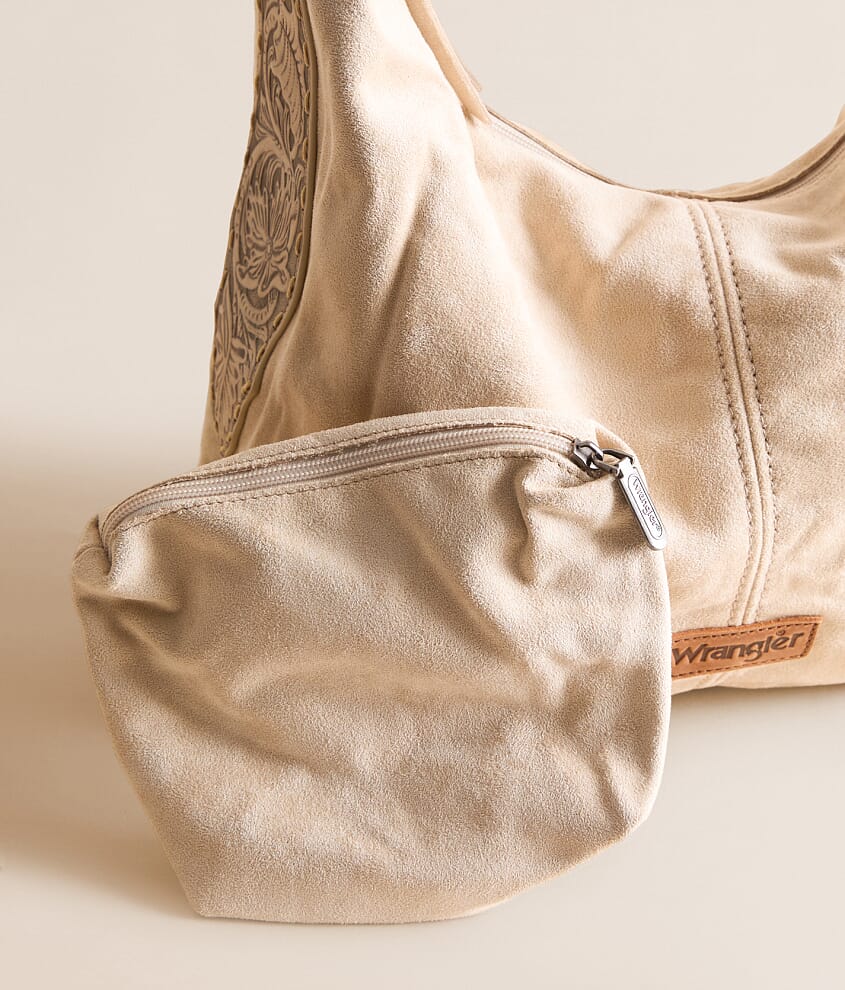 Faux Suede Hobo Bag