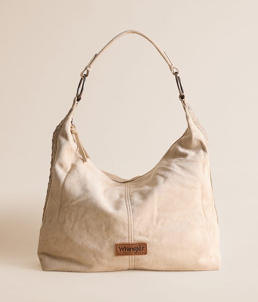 Faux Suede Hobo Bag