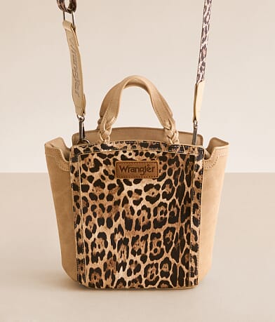 Wrangler® Leopard Purse front view