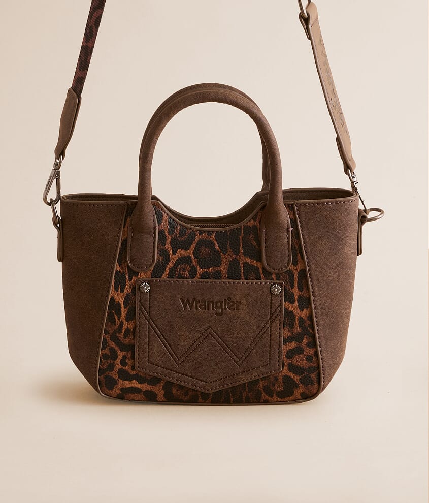 Structured Leopard Purse