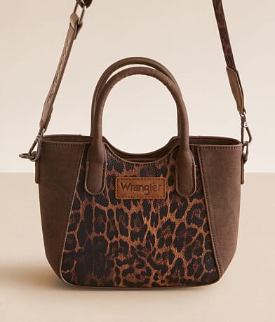 Wrangler® Structured Leopard Purse front view