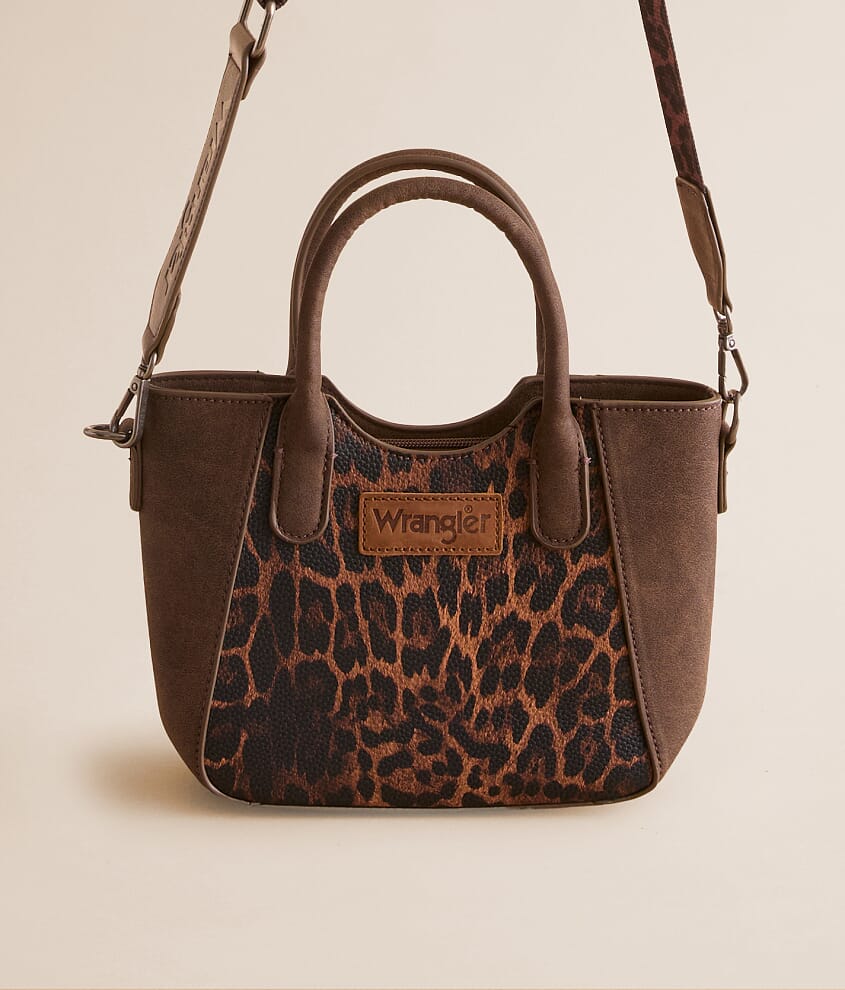 Structured Leopard Purse