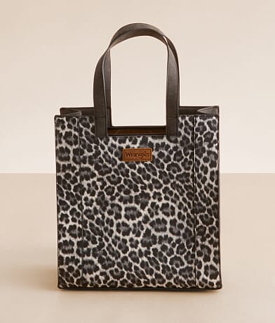 Wrangler® Leopard Structured Tote front view