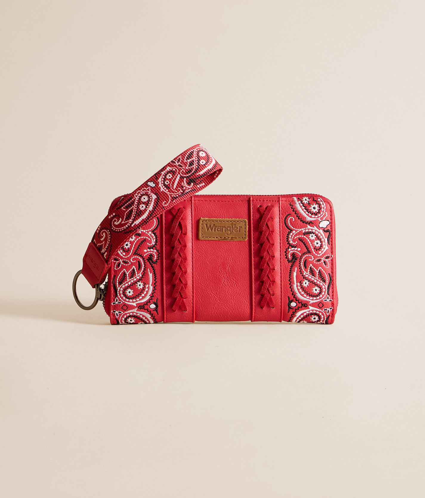 Wrangler® Bandana Wristlet Wallet - Women's Bags & Wallets in Red