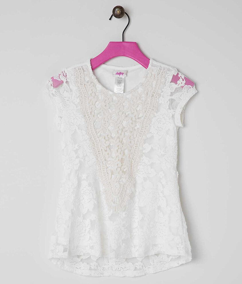 Girls - Daytrip Lace Top front view