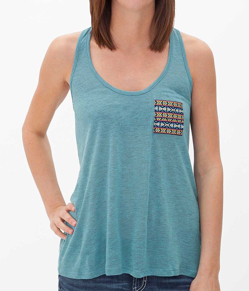 Daytrip Chest Pocket Tank Top front view