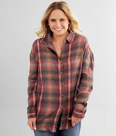 Daytrip Front Tie Plaid Shirt MISC_DETAIL_1