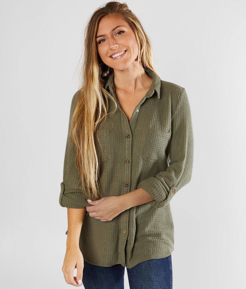 Image of Daytrip Brushed Waffle Knit Top