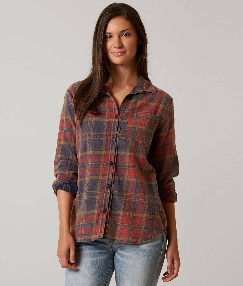 Daytrip Flannel Shirt - Women's Shirts/Blouses in Red Navy | Buckle